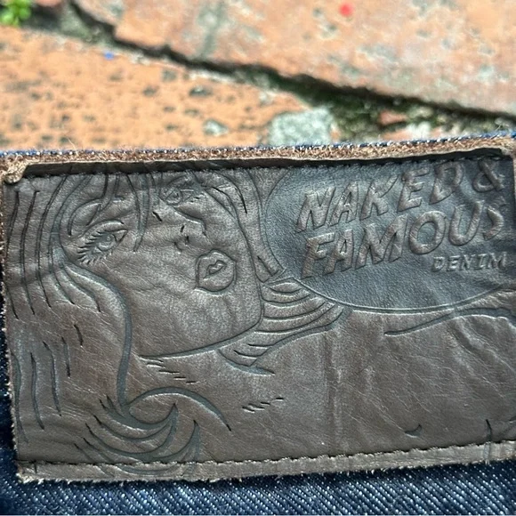 Naked & Famous Super Skinny Guy Japanese  Selvedge Denim Jeans size 34 - Picture 7 of 10